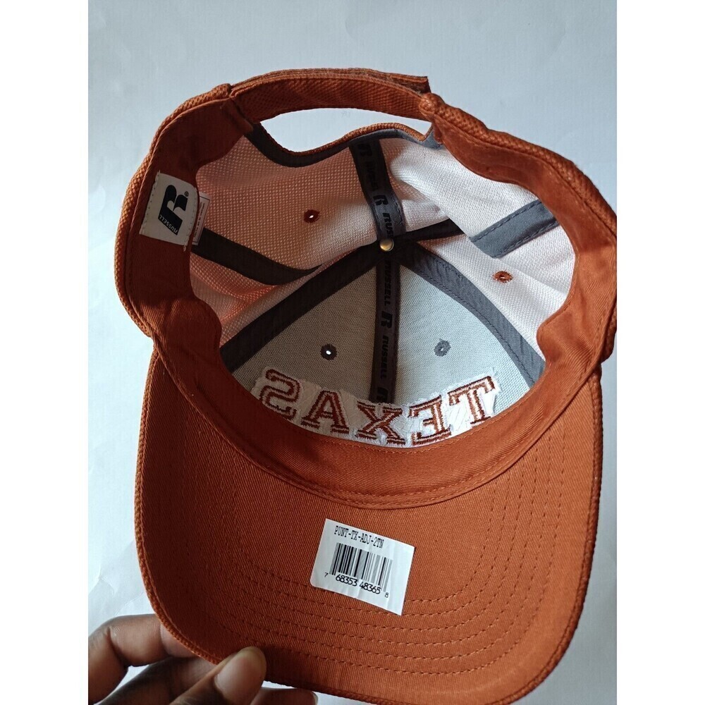 Texas Longhorns Hat Adjustable Orange College Football Embroidered Logo - Picture 7 of 8